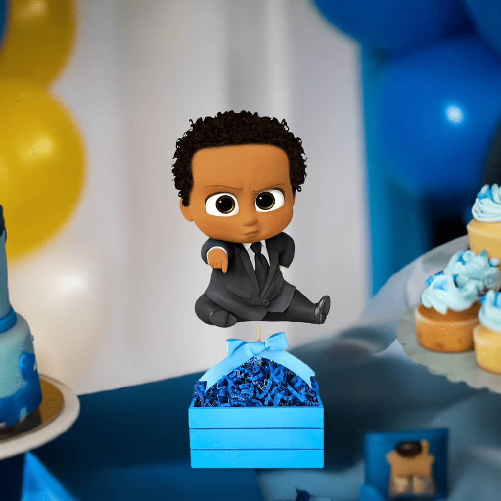 African american boss baby sit