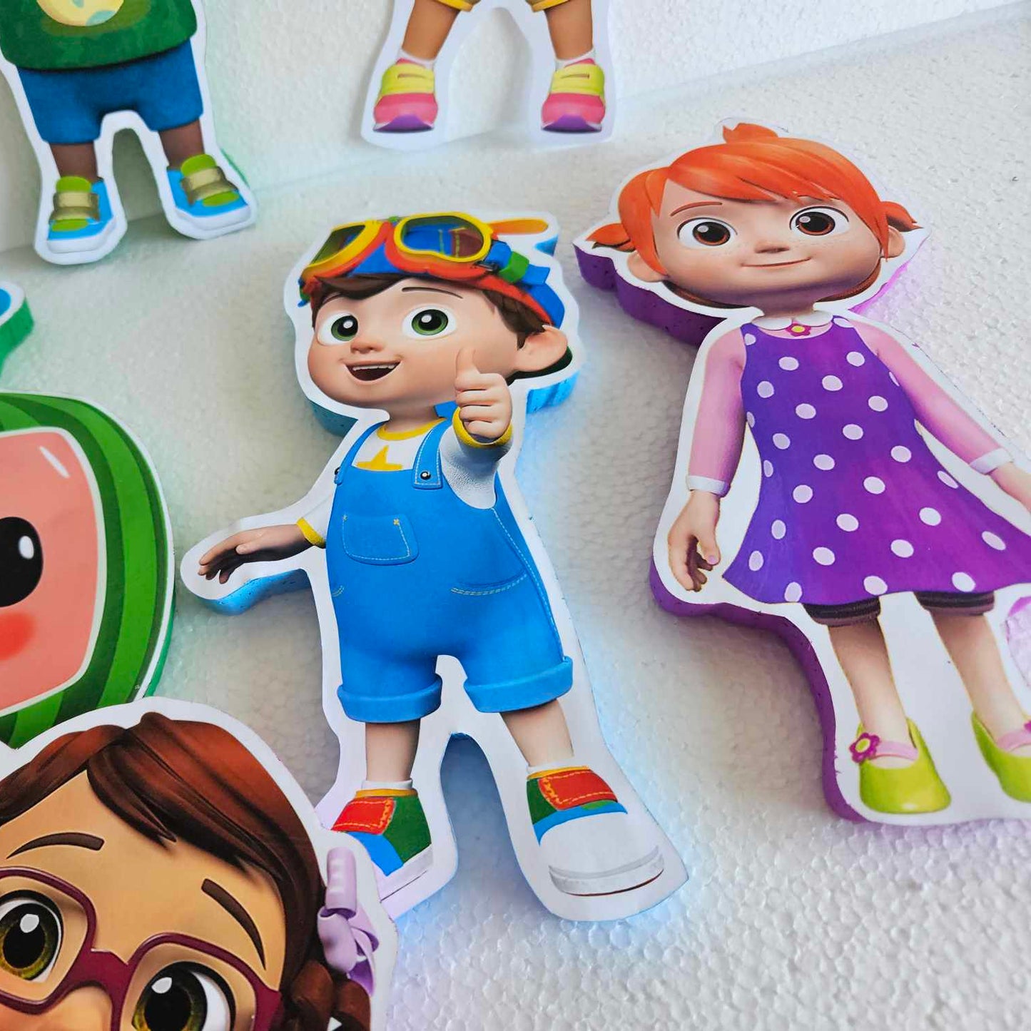 Cocomelon JJ birthday centerpiece cutout for boys first birthday party