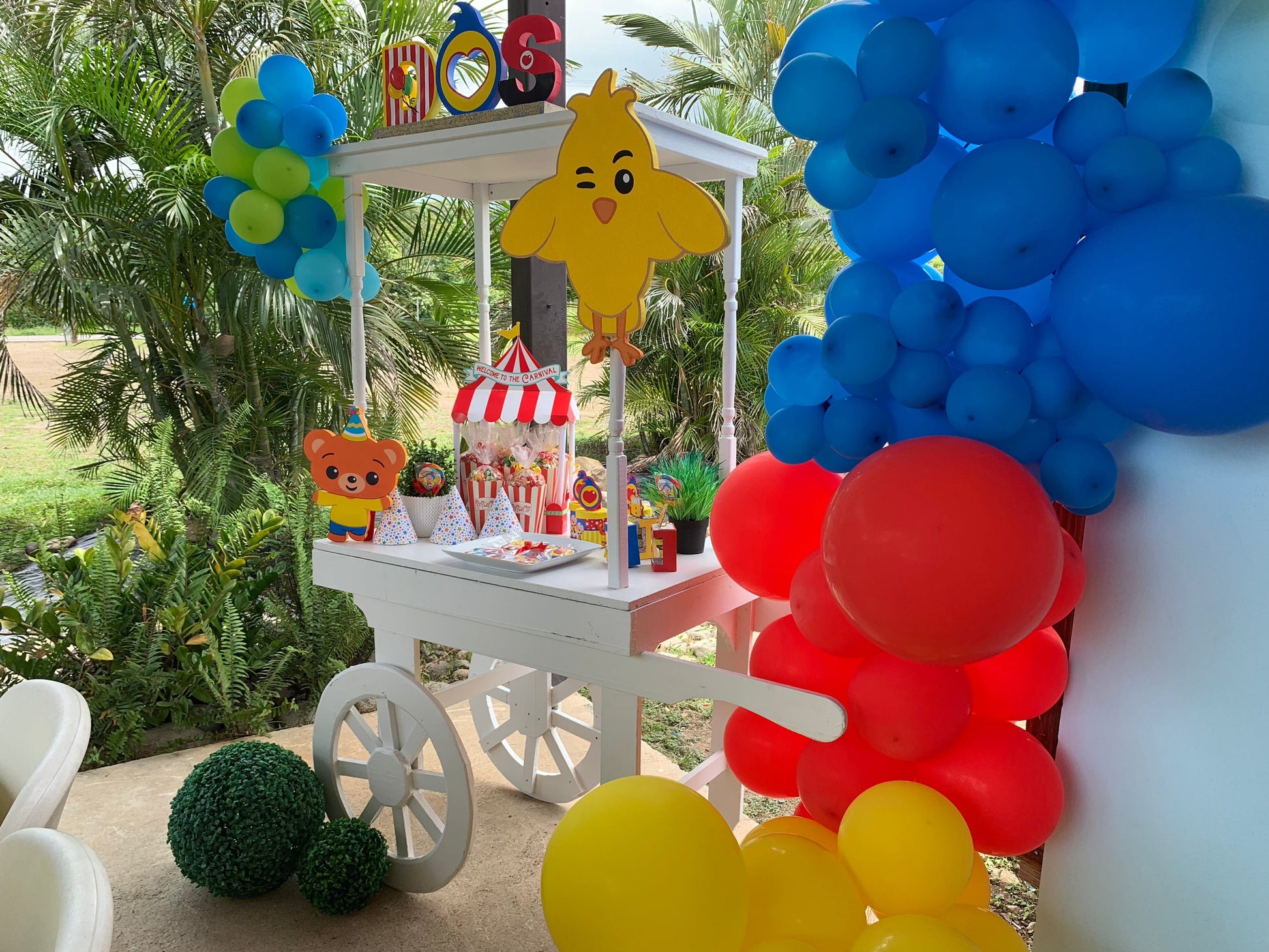 Vibrant Wichi Wi foam cutout, handcrafted for toddler birthday celebrations. Lightweight and easy to display for a memorable party.