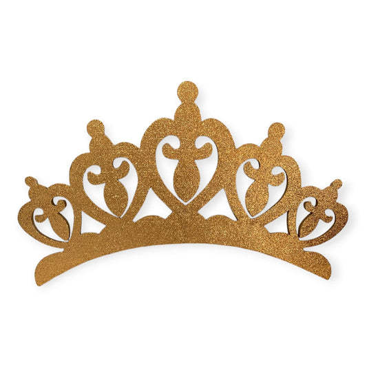 Tiara Gold Handmade foam w glitter 3 ft wide