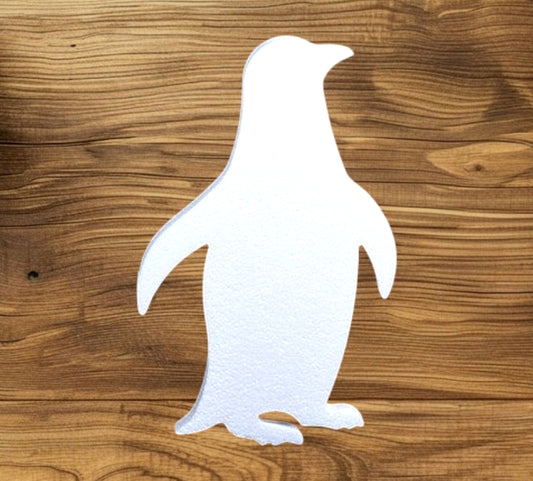 Unpainted Penguin Foam Cutout – 2FT DIY Christmas and Winter Party Decor