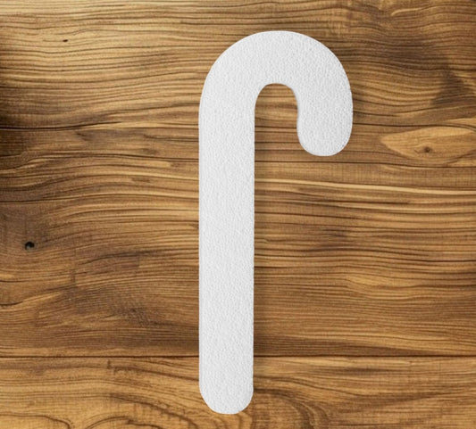 Unpainted Candy Cane Foam Cutout – 2FT DIY Christmas Party and Holiday Decor