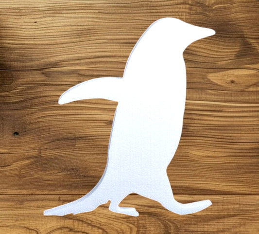 Unpainted Penguin Foam Cutout – 2FT DIY Winter Party and Birthday Decor