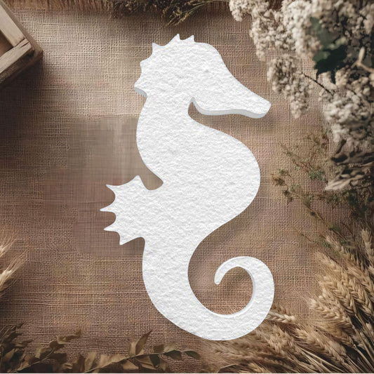 Unpainted Seahorse Foam Cutout – 2FT DIY Under the Sea Party and Birthday Decor