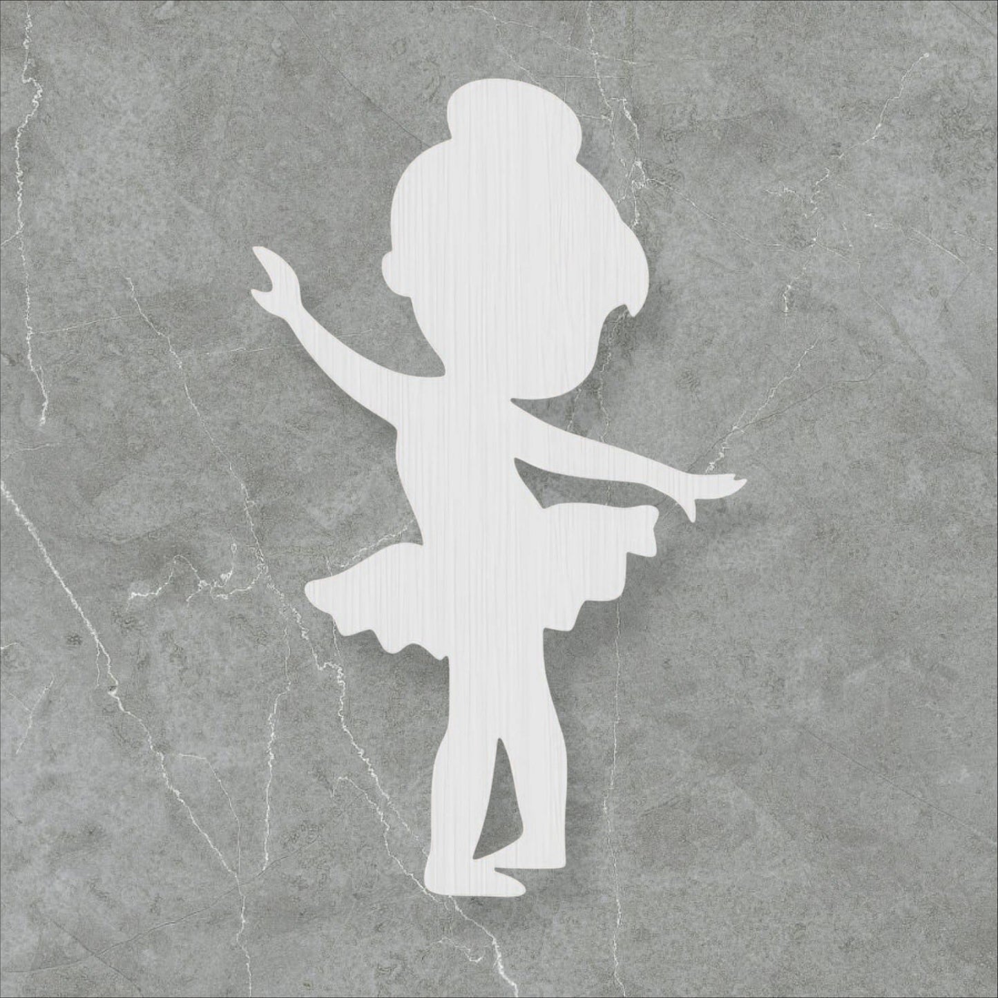 DIY Foam Ballerina Silhouette – Unpainted Craft Cutout 2ft