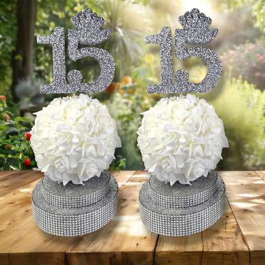 Quinceanera centerpiece decoration