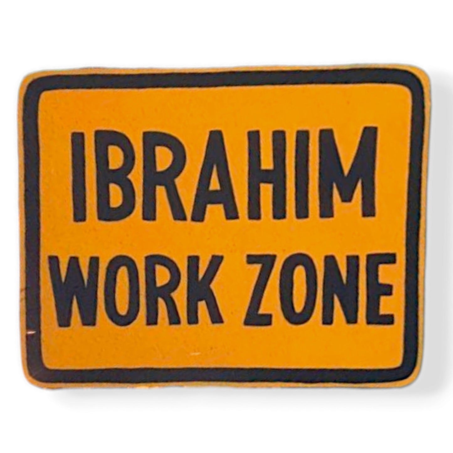 Work Zone Sign Cutout Handmade foam 2 Ft