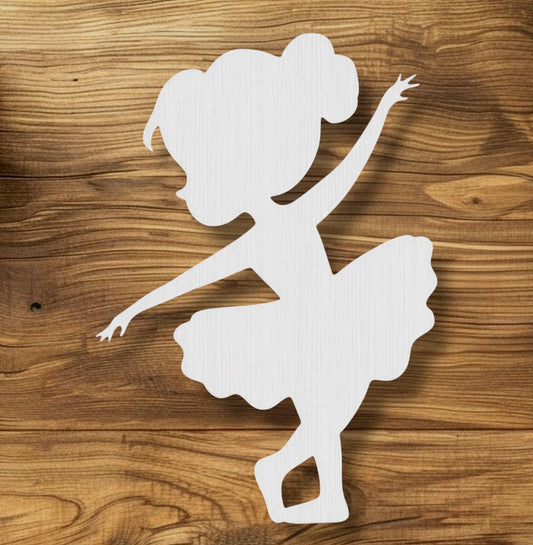 Foam ballet dancer cutout unpainted for ballet-themed crafts and decorationsballerina suplies