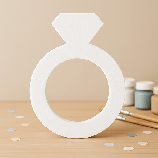 Foam Shapes Unpainted Wedding Ring Foam Cutout – DIY Craft & Party Decoration Unpainted Wedding Ring Foam Cutout – DIY Craft & Party Decor Kids Party Supplies Online