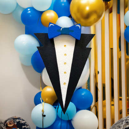 Tuxedo Foam Cutout | Handmade Cake Topper & Centerpiece Décor